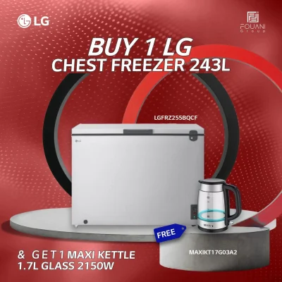 LG Chest Freezer 243L (GCFB255BQCF)
