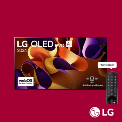 LG TV OLED 83 Inch G4 4K Smart TV AI Magic Remote webOS24