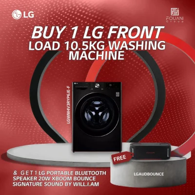 LG Front Load 10.5KG (F4V3RYP6JE) Washing Machine