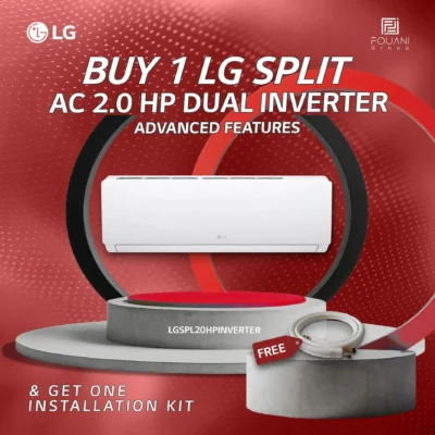 LG Split AC 2.0 HP Dual Inverter – Advanced Features