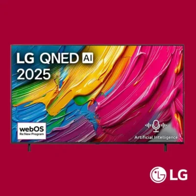 LG TV QNED 75 Inch QNED80A6A 4K Smart AI Magic Remote HDR10 webOS25