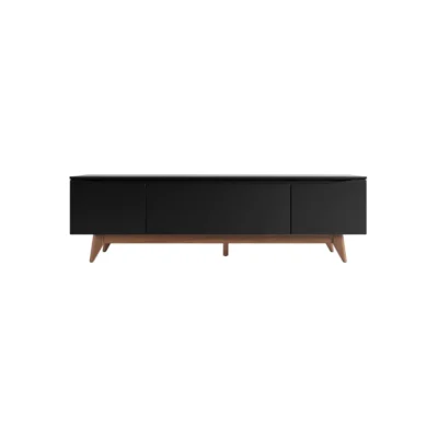 Provincia Flynt TV Stand 1.8m (Black Matte / Natural)
