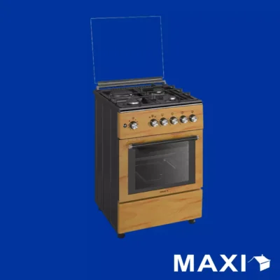 Maxi Gas Cooker 60×60 CM (3+1) Burners IGL Wood (TR)