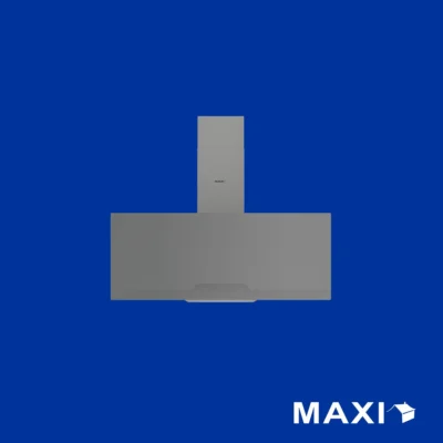Maxi Hood 90cm Angled Curved (0029GR) Grey Glass