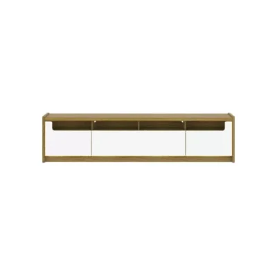 Provincia Oslo TV Stand 2.21m (Off White/Oak)