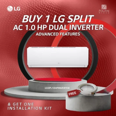 LG Split AC 1.0 HP Dual Inverter – Advanced Features