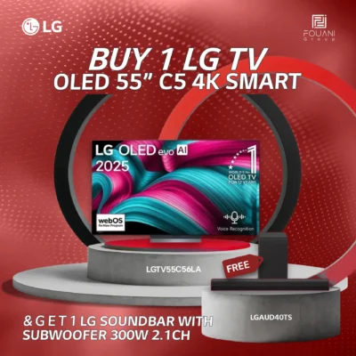 LG TV OLED 55 Inch C5 4K Smart TV AI Magic Remote webOS25 2025
